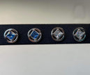 Small Sterling Silver Stud NA Earrings with stones NAE-12 image 0