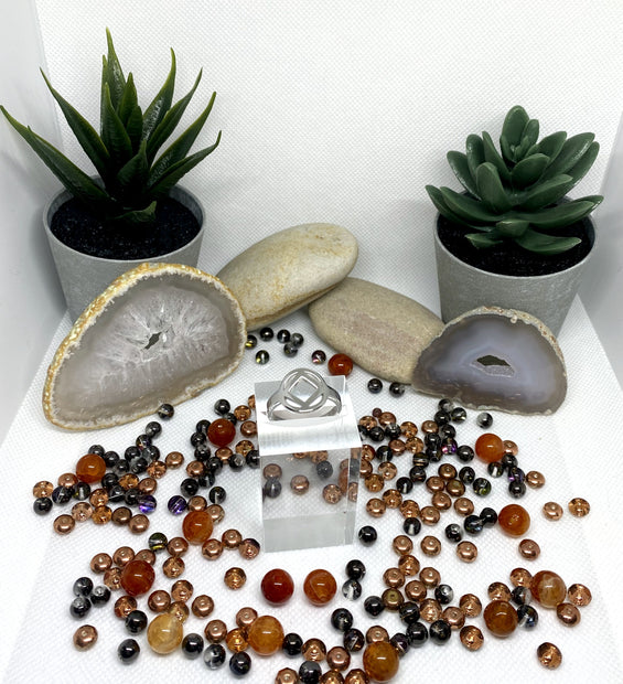 Sterling Silver Service Symbol Ring NAR-01 image 1