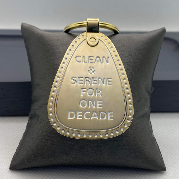 NA Large Medal Key Tag One Decade image 1