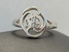 NA Swirl Ring .925 Sterling Silver NAR-33 image 1