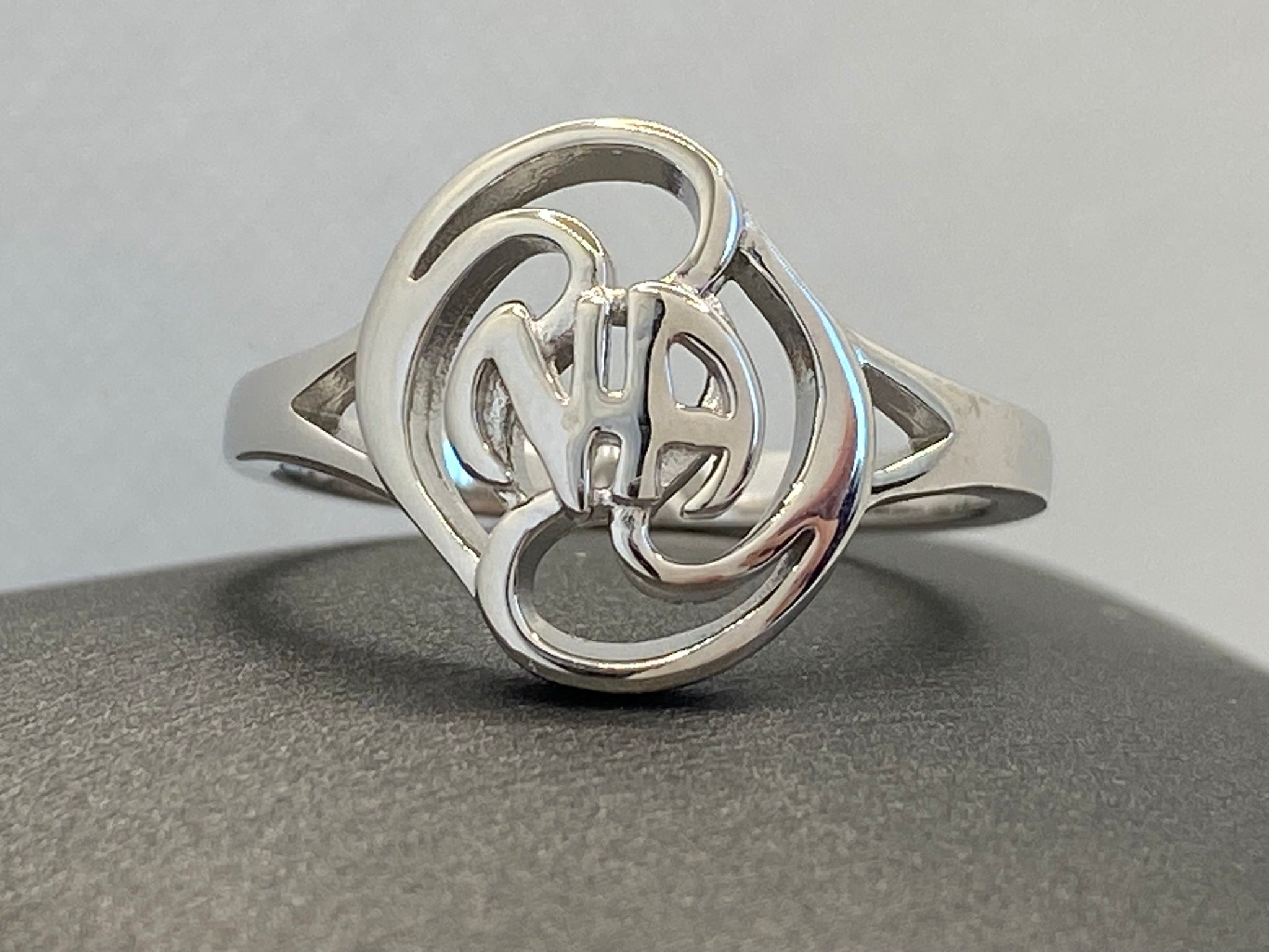 NA Swirl Ring .925 Sterling Silver NAR-33 image 1