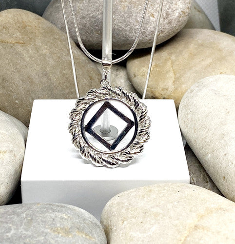 NA Service Rope Pendant .925 sterling silver